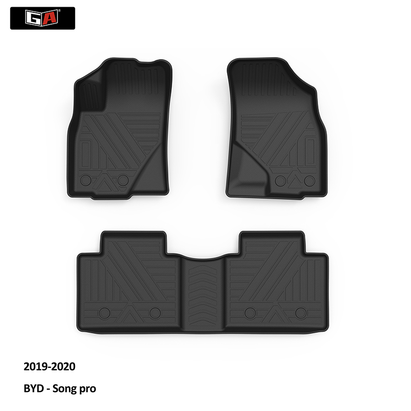 GA Wear-resisting Carpet Mat TPE Car Foot Carpet Liner Mat for BYD