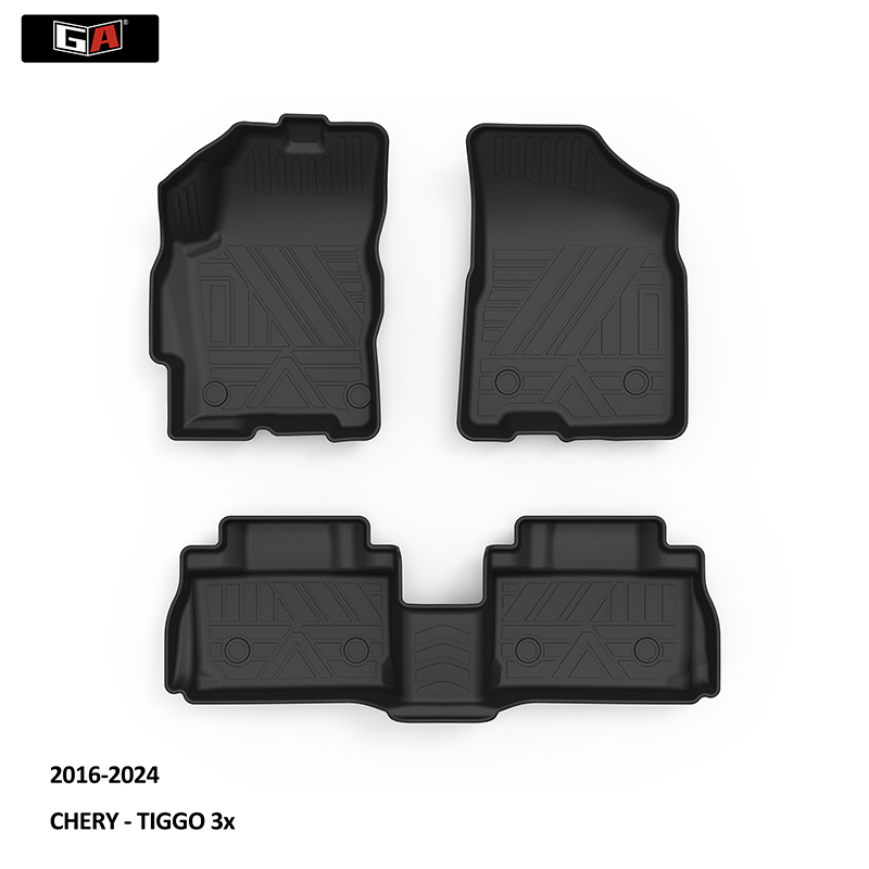 GA Non-skid 3D Car Foot Mat Luxury TPE Car Floor Mats for CHERY Car Mats
