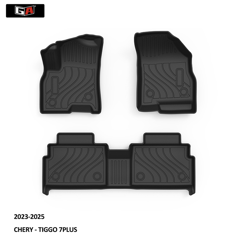 GA Hot Sale TPE 3D Car Floor Mats Foot Carpet Matting for CHERY Carpet