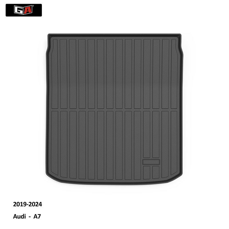 All-weather Easy to Clean 3D Rear Cargo Compartment Liner Car Trunk Mat for Audi-A7 2019-2024