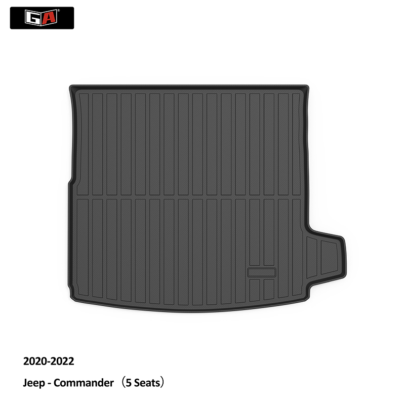 GA Best Cool TPE Car Rear Trunk Tray Cargo Liner Car Boot Mat for Jeep  Car Interior Accessories