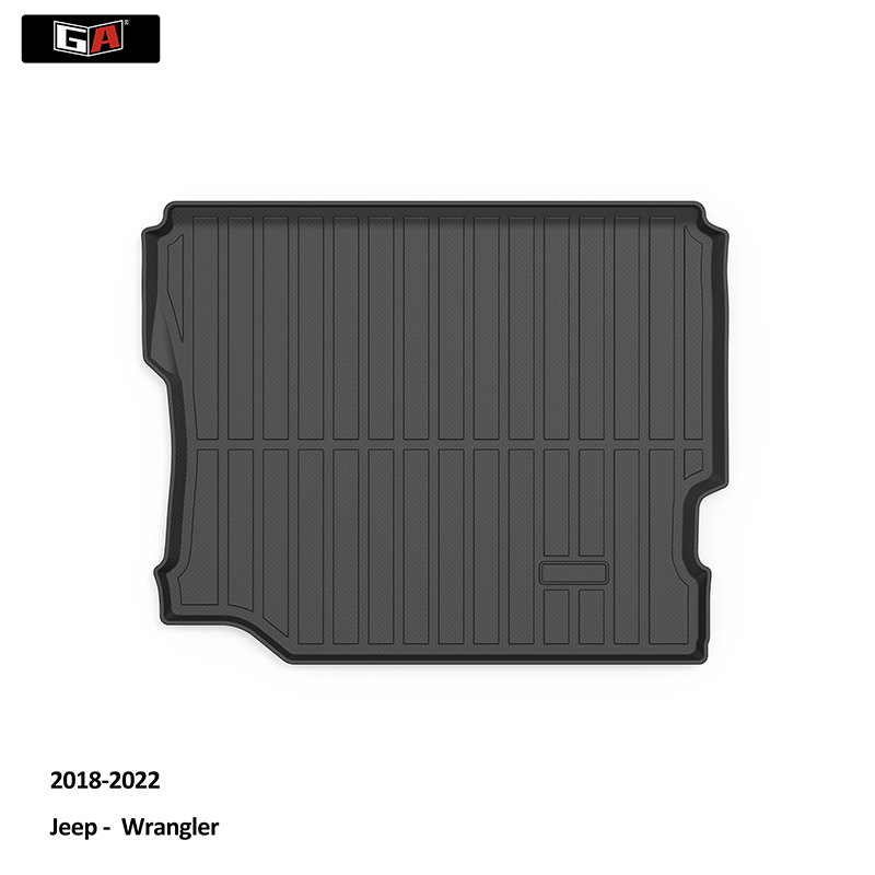 Premium Luxury 3D TPE Rear Trunk Mat Cargo Mats Carpet Matting Waterproof & Wear-Resistant for J