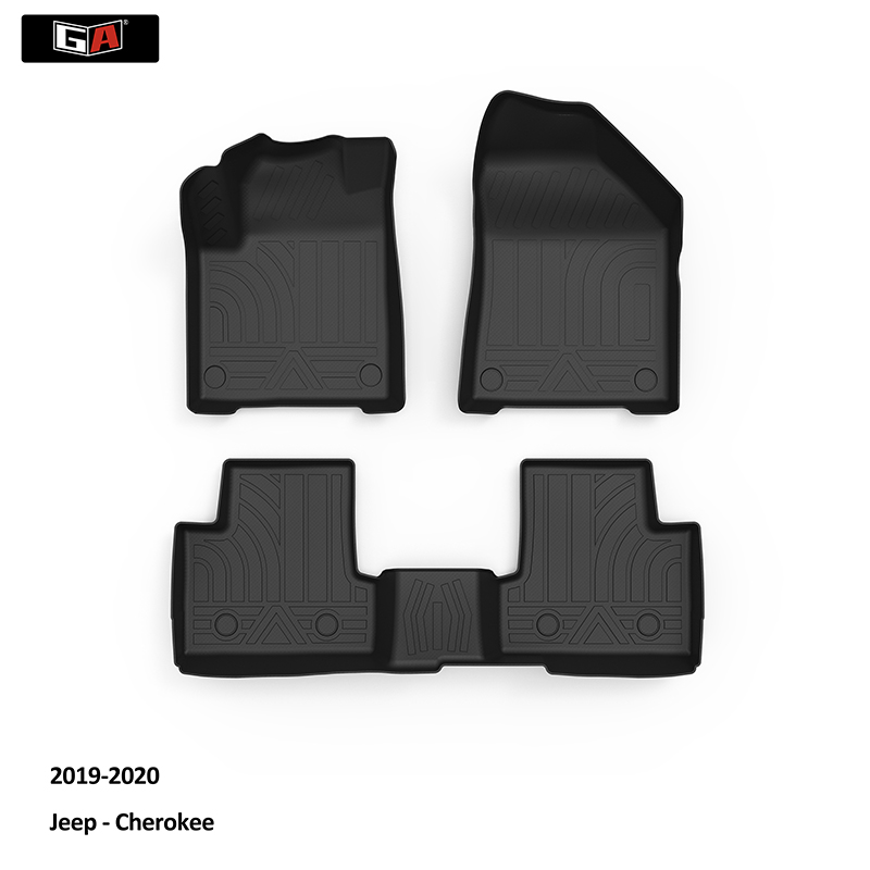 GA Better Sale 3 Piece Waterproof Dirtproof Car Floor Foot Mats Carpet for Jeep