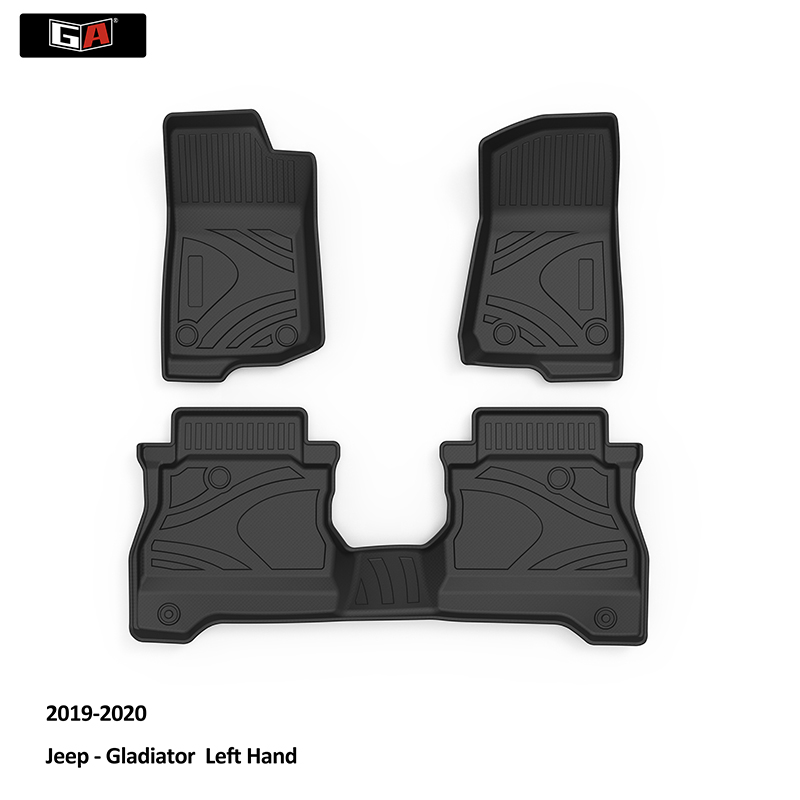 GA High Quality Durable Non-Slip Car Floor Mat Carpet Foot Rug Mats for Jeep