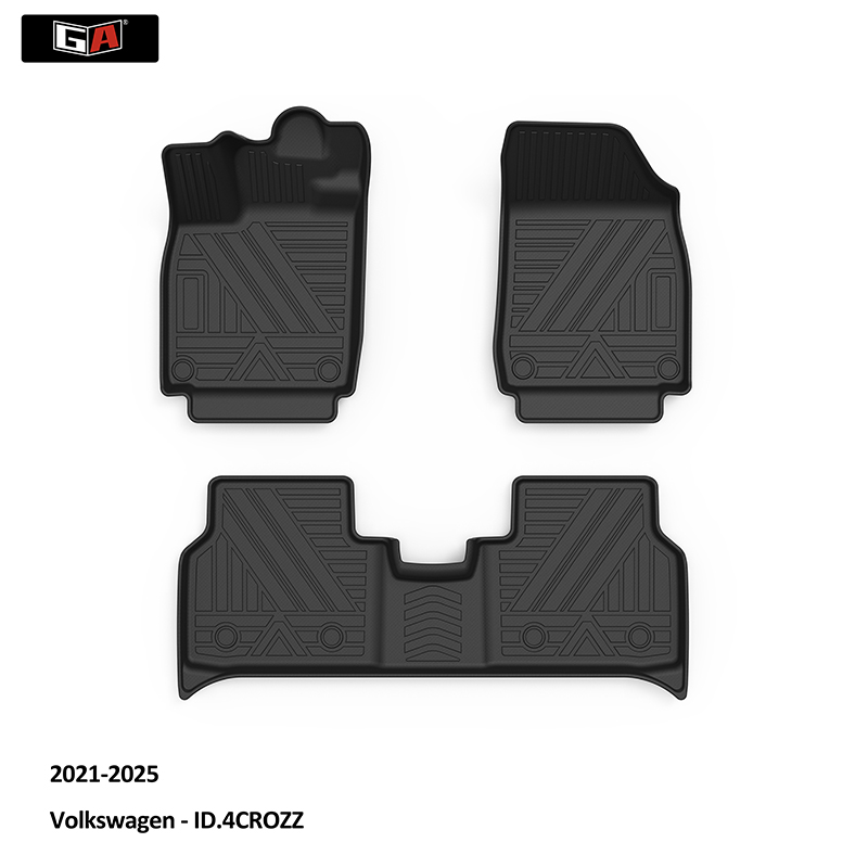 GA Car Accessories 3D Floor Mats Car Foot Mat Durable TPE for Volkswagen