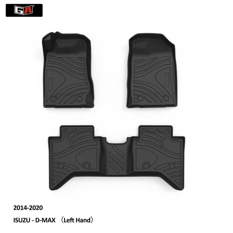 Factory Sale 3D All Weather TPE Car Floor Mats Car Matting Carpet Car Pad for ISUZU Accessories