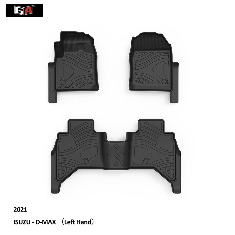 GA TPE Anti-slip Waterproof Environmental friendly Foot Mat Car Floor Mats for ISUZU