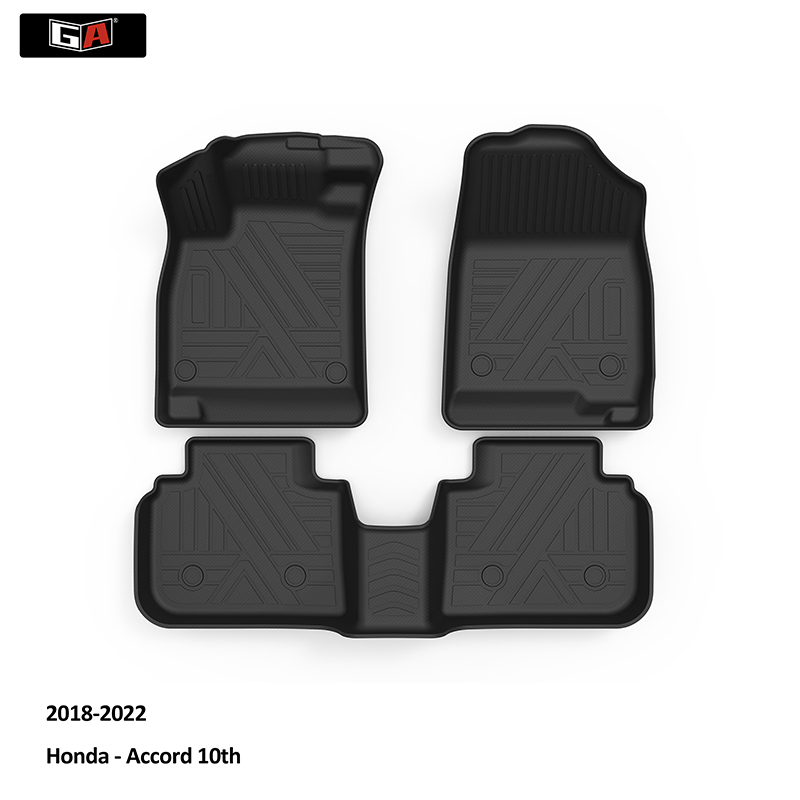 GA 3D Waterproof Car Carpet Floor Foot Mats All Weather Custom Anti slip for Honda Car Mat