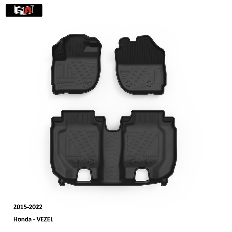 GA New Design Auto Car Floor Mat for Honda Eco- friendly TPE Car Cockpit Mats
