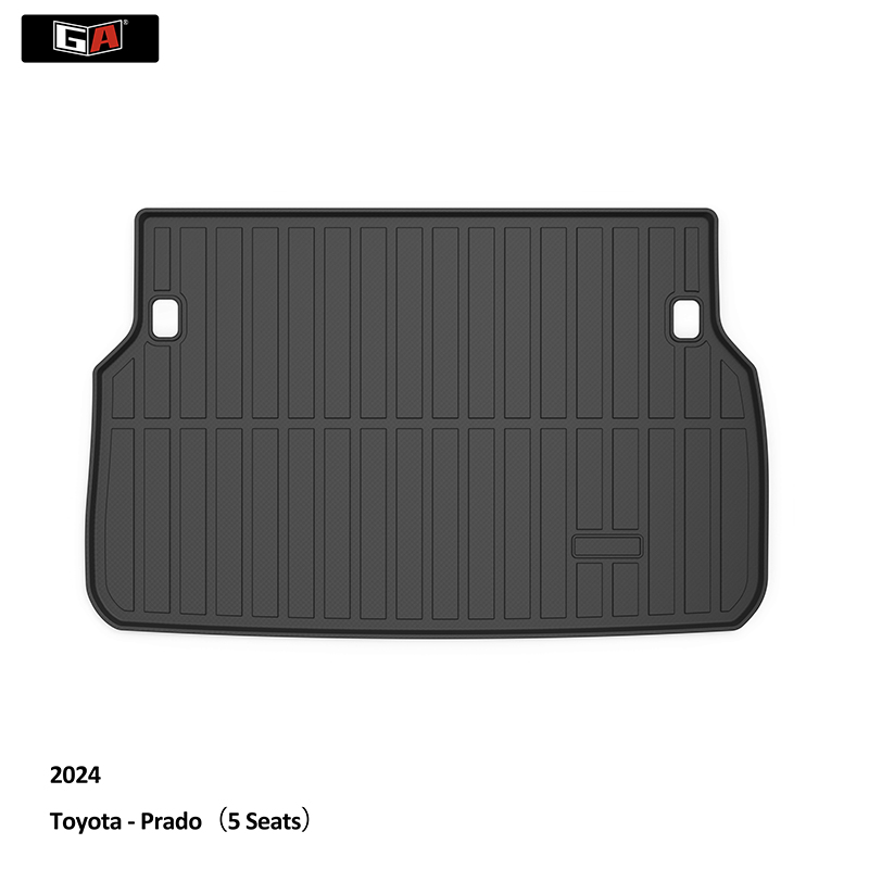 Factory Custom 3D Rear Cargo Liner Trunk Mat TPE Waterproof Use for for Toyota Prado