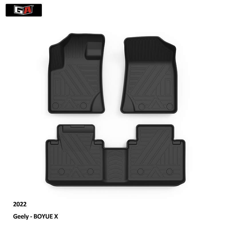 Environmental Protection 3d TPE Universal Car Mats Cars Floor Mats Use for Geely Car Accessores