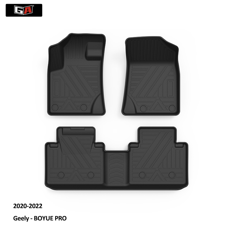 Wholesale Black Luxury Wear-Resistant Anti Slip Car Floor Mats for Geely Boyue Pro Car Mats