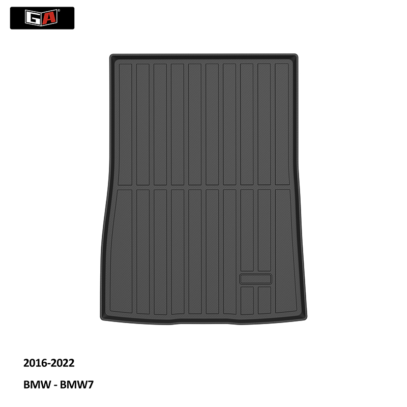 High Quality 3D TPE Car Cargo Mat Trunk Mat Eco-friendly for BMW7 Auto Parts