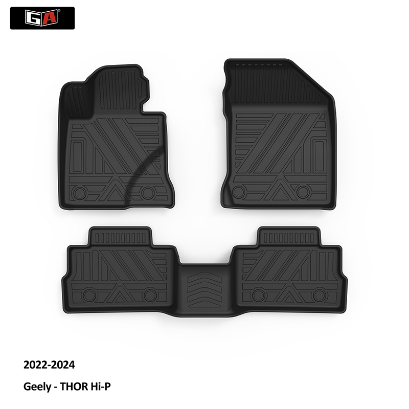 GA Car Accessories Car Floor Mats Eco-friendly TPE Car Mats for Geely THOR Hi-P Carpet