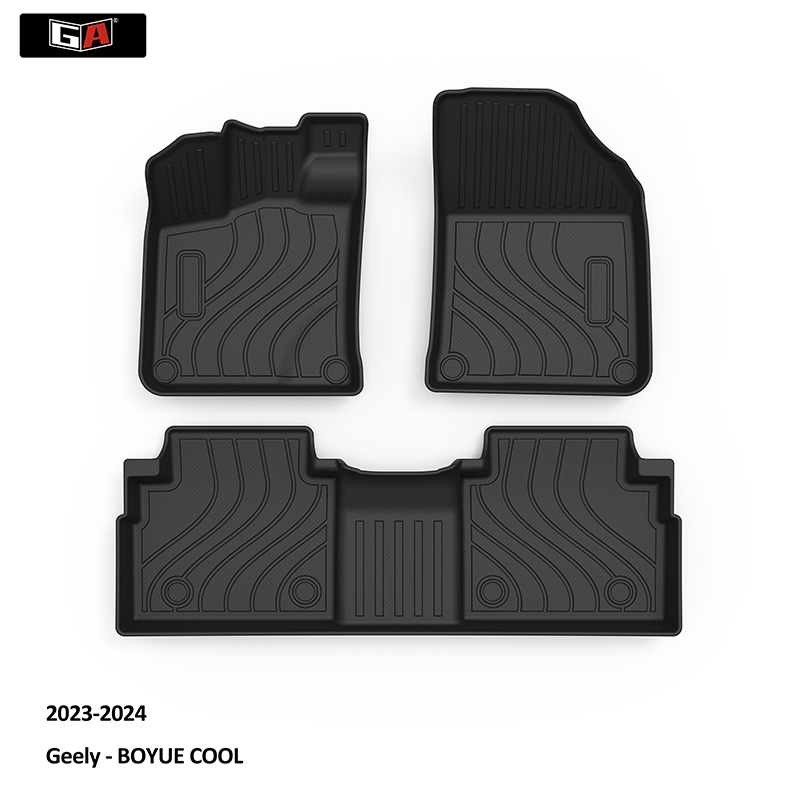 Luxury TPE No-skid Foot Pad Car Rug Floor Carpet Mat All-weather for Geely BOYUE COOL