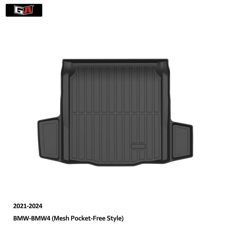 Factory Direct 3pcs Eco-friendly TPE Car Mats Car Trunk Mats Waterproof Car Interior Accessories For