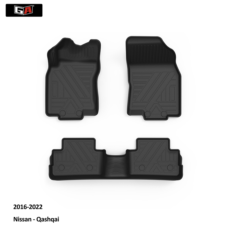 Best Car Floor Mats for 2016-2022 Nissan Qashqai Auto Interior Accessories TPE Carpets Rugs Foot Pad