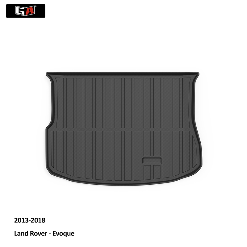 Business Style 3D TPE Luggage Trunk Mat Anti-wear Front Rear Trunk Mat for Land Rover Evoque