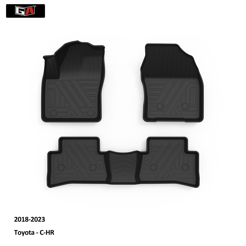 Anti Slip Car Accessories No-skid Car Foot Floor Mat for Toyota C-HR Car Mat