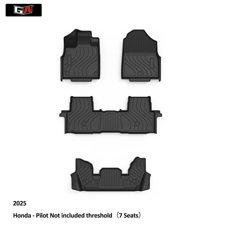GA Car Interior Accessories for 7 Seats Honda Pilot 2025 Car Mat Carpet Car Floor Mat