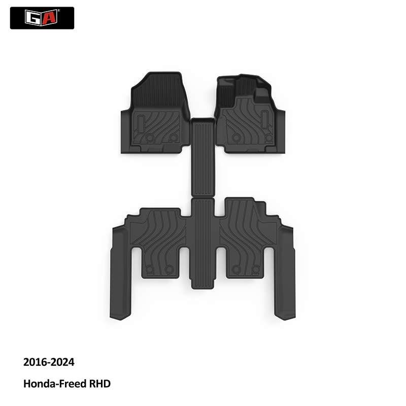 Wholesale Custom TPE Car Mats All Weather TPE Car Floor Mat For Honda-Freed (right-hand)2016-2024 In
