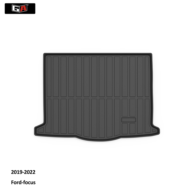 GA High Quality 100% Waterproof Car Mats Car trunk mat for Ford focus  No-skid Carpet Cargo Boot Mat