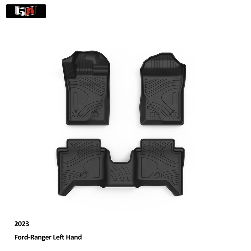 Custom Fit Car Accessories for Ford Ranger TPE Floor Mat Eco-friendly Waterproof Trunk Mat Left Hand