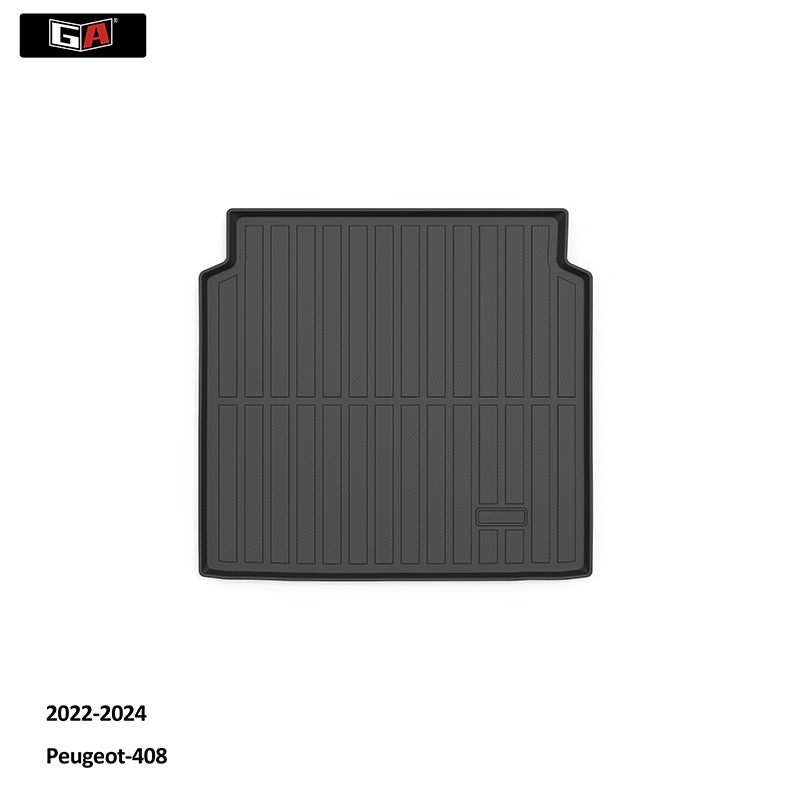 Wholesale Auto Accessories Car Trunk Mats for Peugeot 408 Car Mats