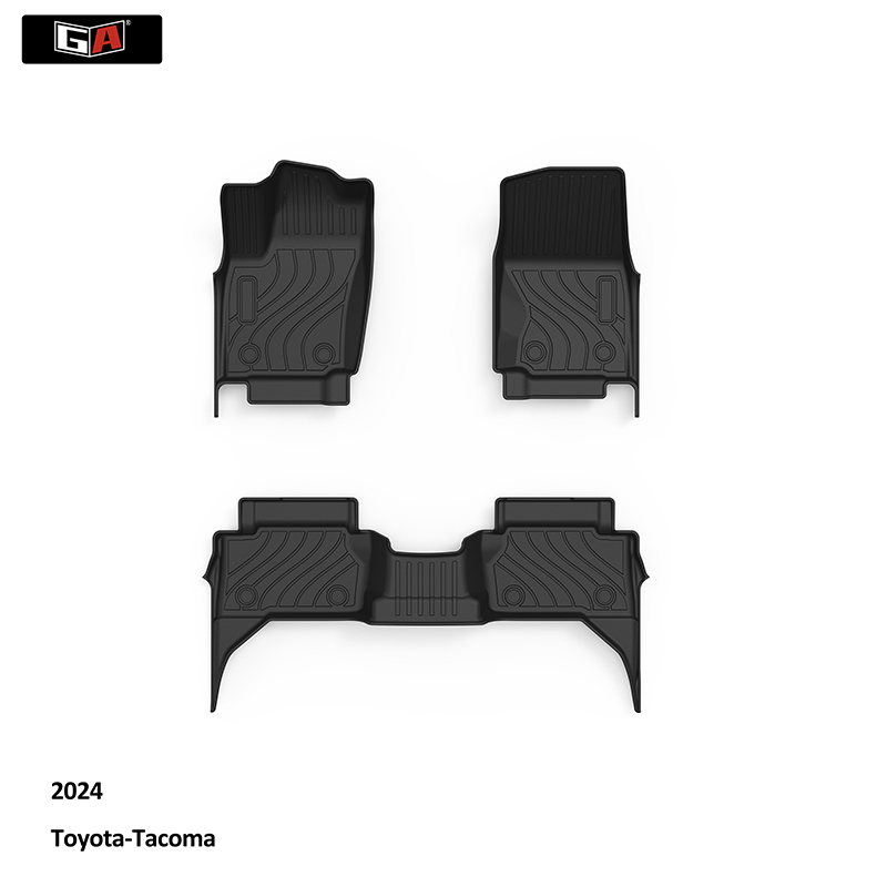 Wholesale Full Sets TPE Car Floor Mat for Toyota-Tacoma Pickup Foot Mat Carpets Without Threshold