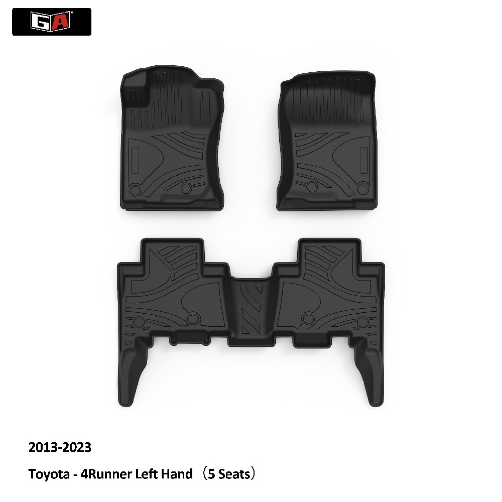 GA Factory 3D TPE Car Mats Odorless Waterproof Tpe Car Floor Mats for Toyota 4RUNNER 2013-2023