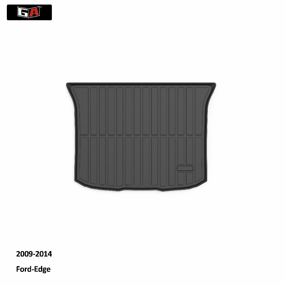 GA Custom Odorless 3D TPE Cargo Liners Car Boot Mats for Ford Edge All Weather Car Rear Trunk Mats