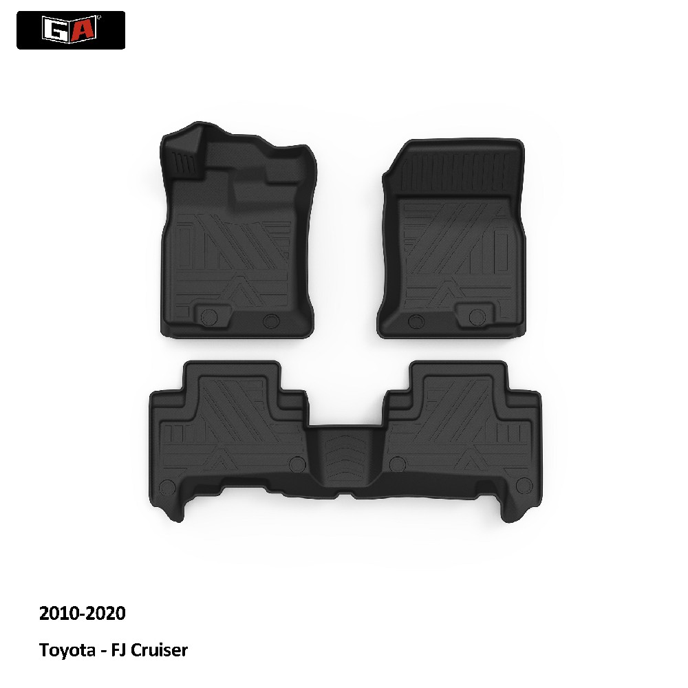 GA All Weather Car Mats for Toyota-FJ Cruiser Interior Accessories Floor Carpet Cover