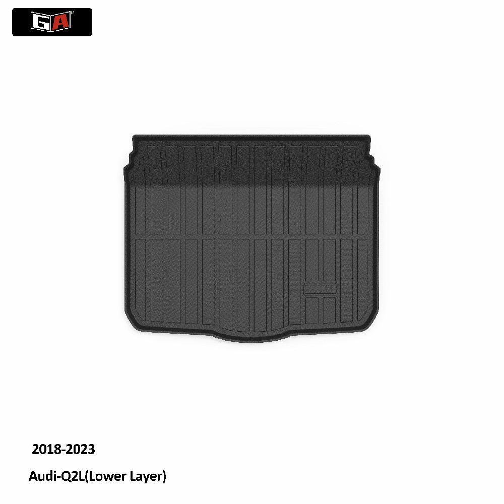GA Luxury TPE Trunk Mat Waterproof Car Rear Trunk Cargo Mat Semi-Enclosed for Audi Q2L 2018-2023