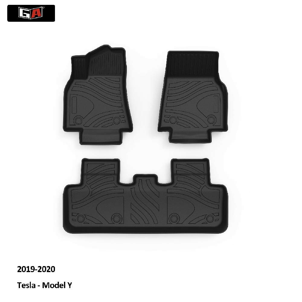 GA Car Mats for Tesla - Model Y Dedicated Car Mats Auto Accessories Car Floor Liner