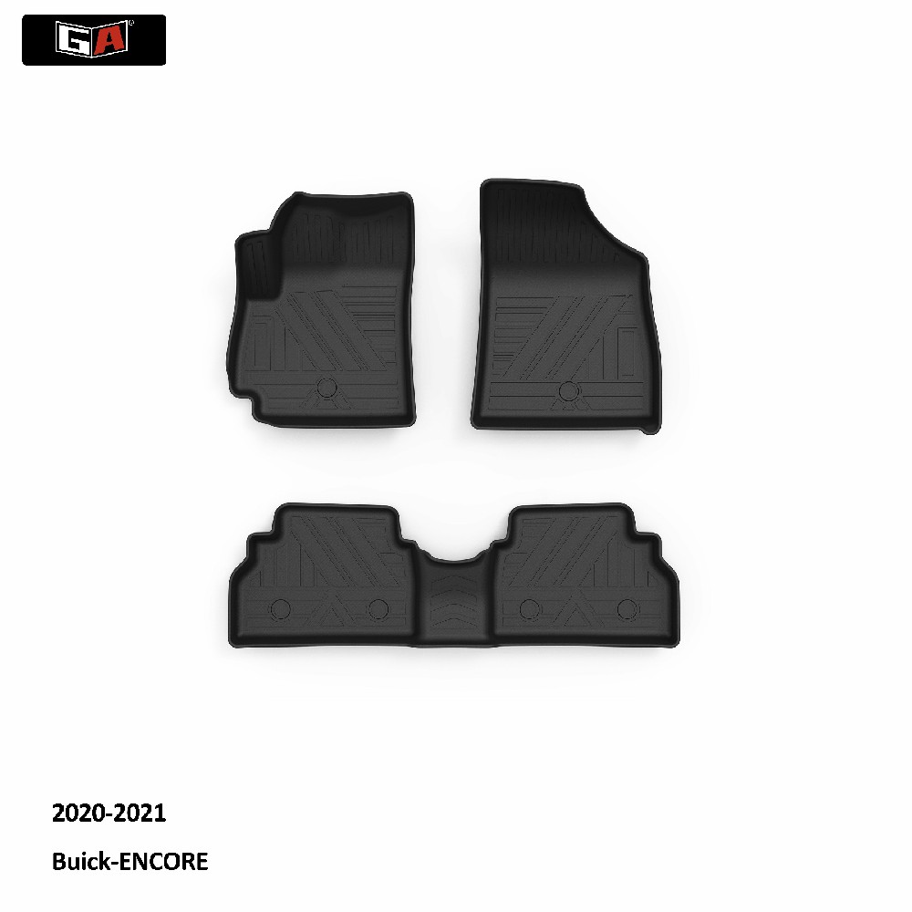 GA Car Interior Accessories Car Mats 3D Waterproof for 2020-2021 Buick Encore Foot Pad