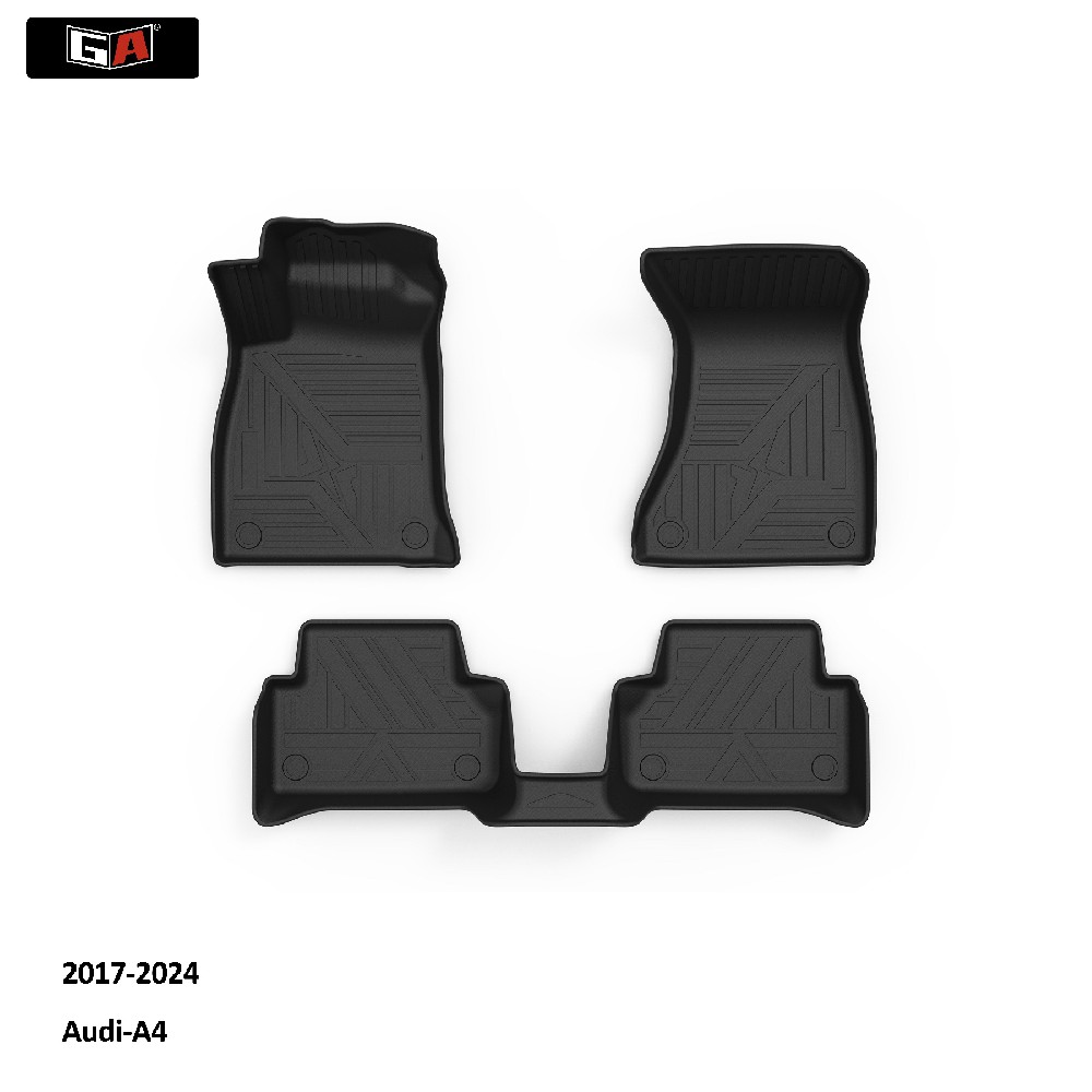 GA Customized Luxury Comfort TPE Car Mats TPE 3D Car Floor Mats Fit for Audi A4 Auto Interior Mat