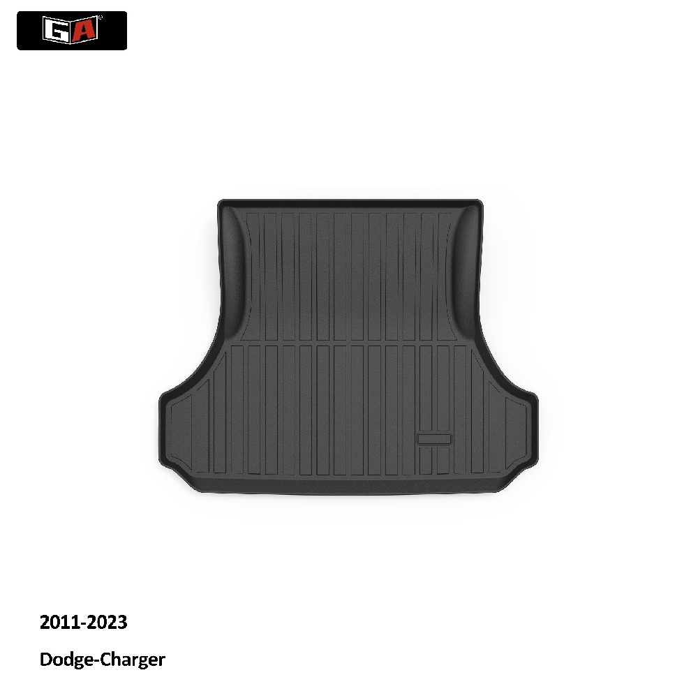GA Factory Rear Trunk Mat All Weather Anti-slip TPE Car Mat for Dodge-Charger