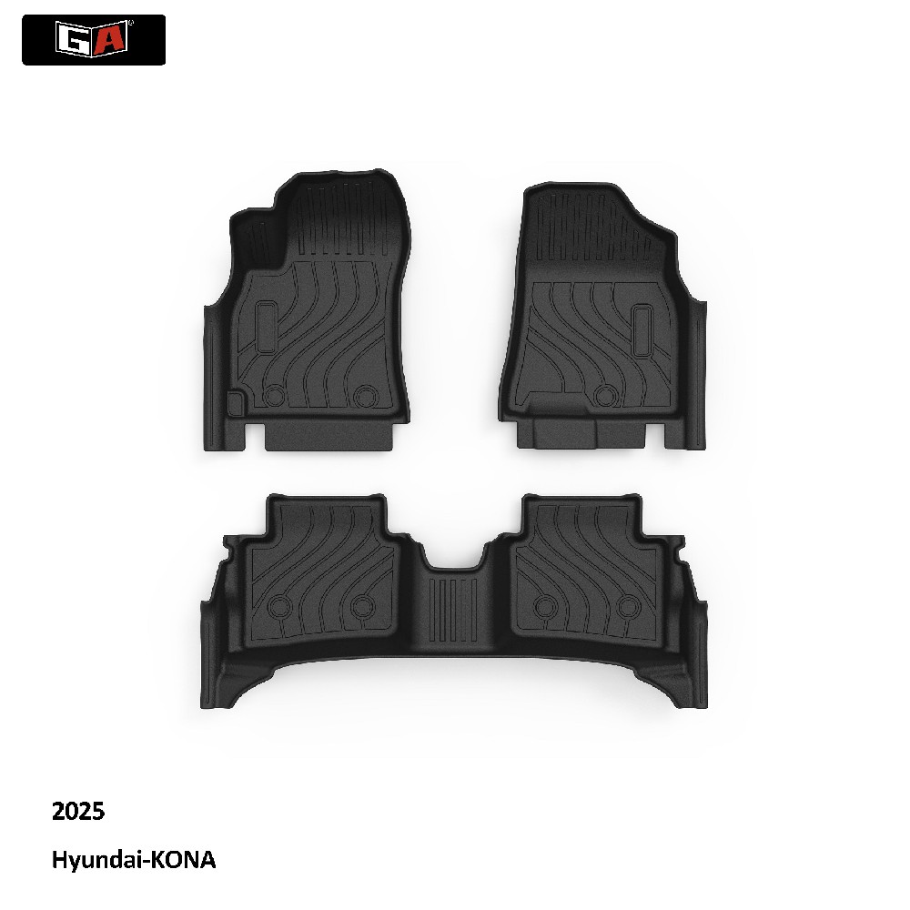 GA Quality Waterproof TPE Vehicle Floor Mats Car Mats Car Carpet for Hyundai-KONA