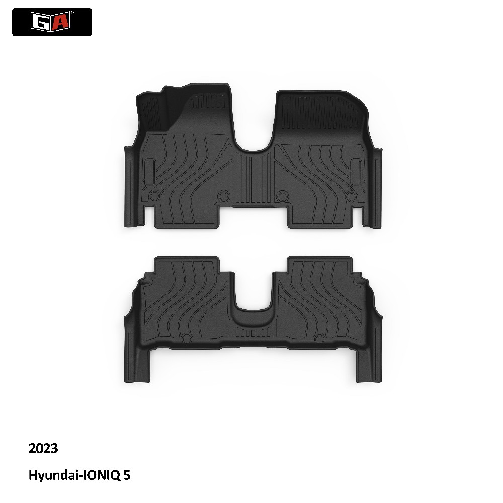 GA High Quality 3D Tpe Waterproof Car Foot Mats for Hyundai-IONIQ Full Set Floor Mats