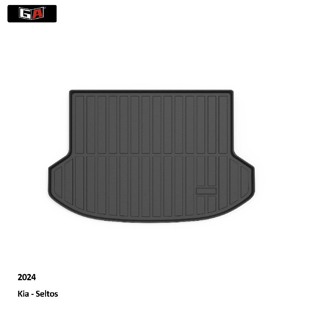 GA Luggage Mats Carpet 3D All Weather TPE Car Floor Mats Car Carpet for KIA-Seltos