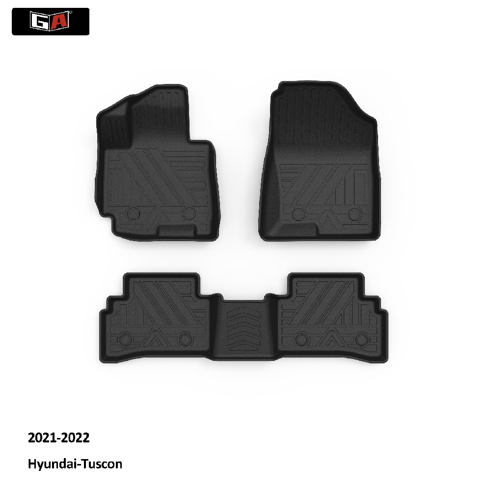 GA Full Set All Weather Car Mat Deep Dish TPE Car Floor Mats for Hyundai-Tuscon