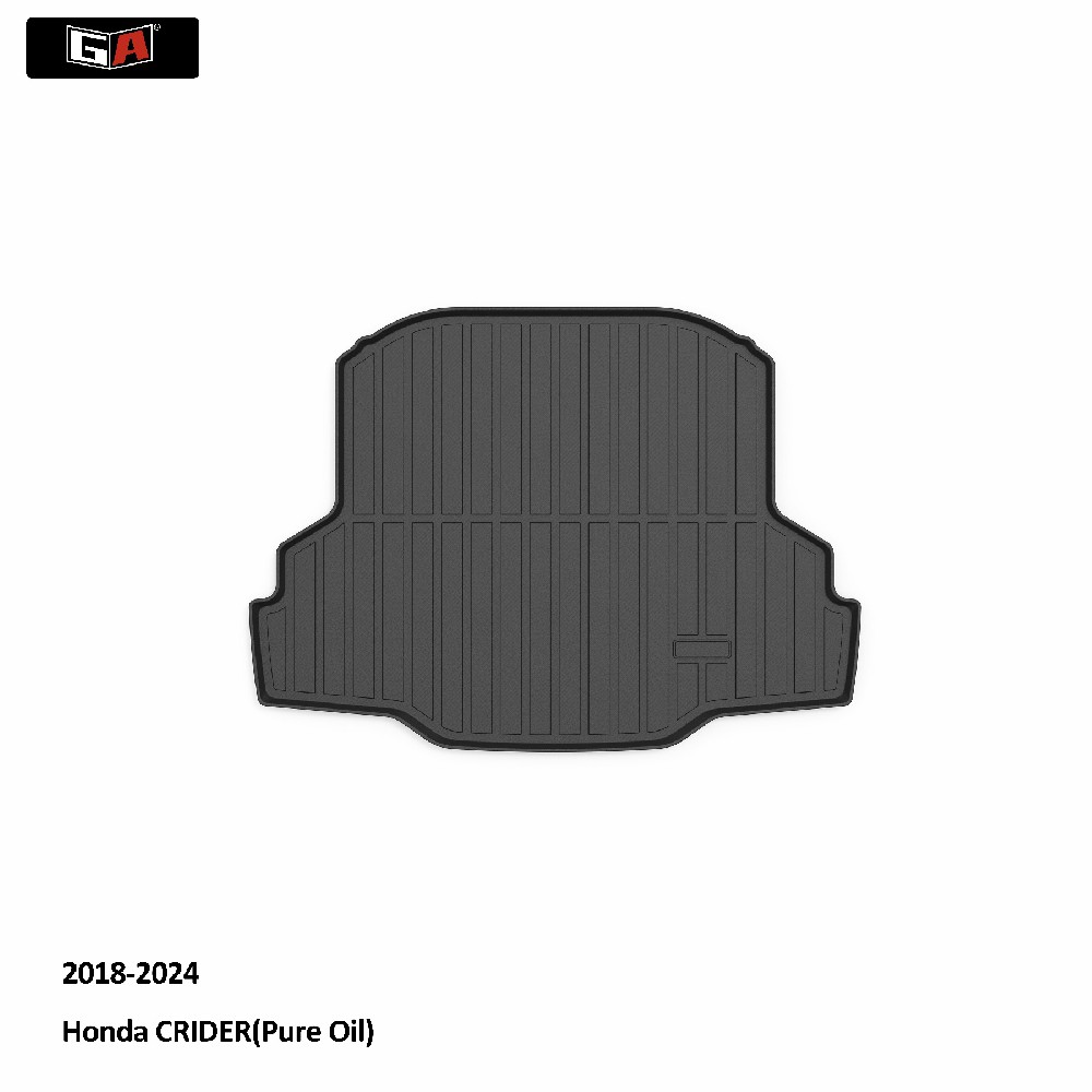 GA Durable Easy Clean 3D TPE Trunk Mat Oil- Proof Car Rear Luggage Mat for Honda CRIDER