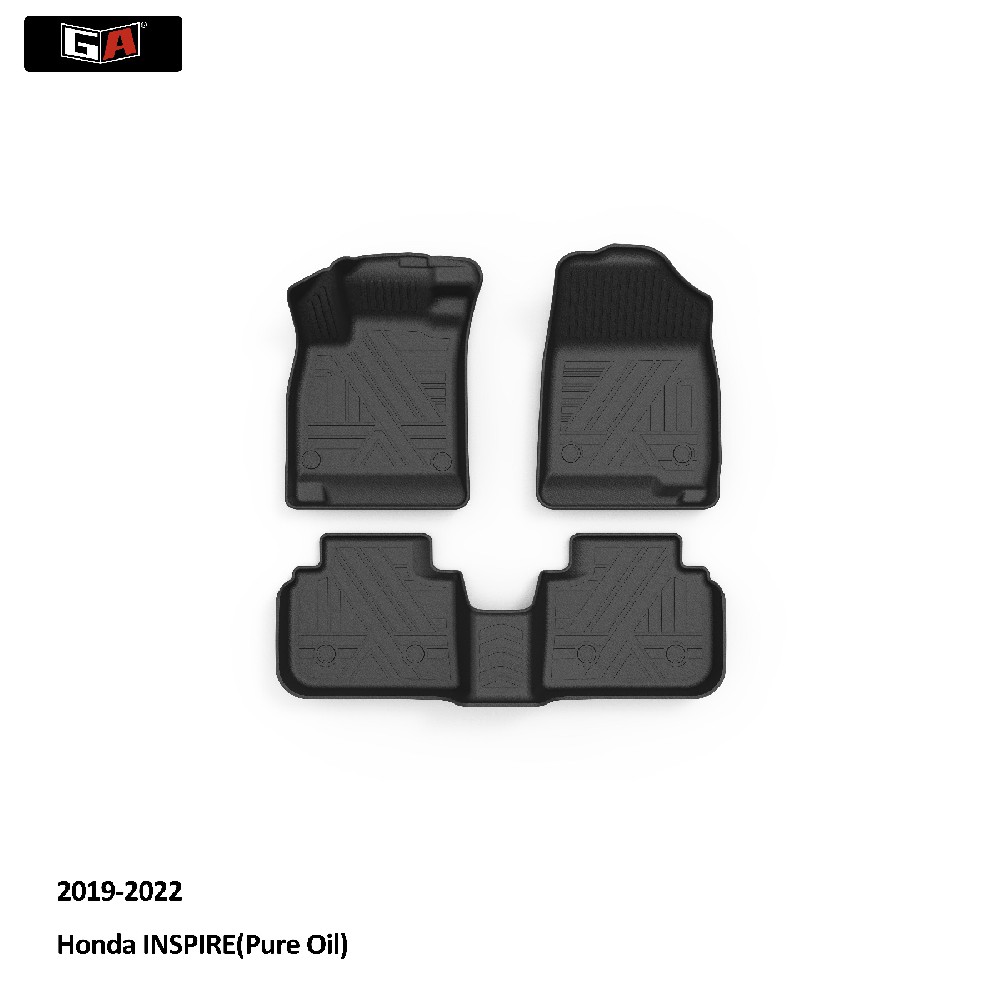 GA Luxury 3D TPE Perfect Fit Mat for Honda INSPIRE 2019-2022 Non Slip Floor Mat Accessories