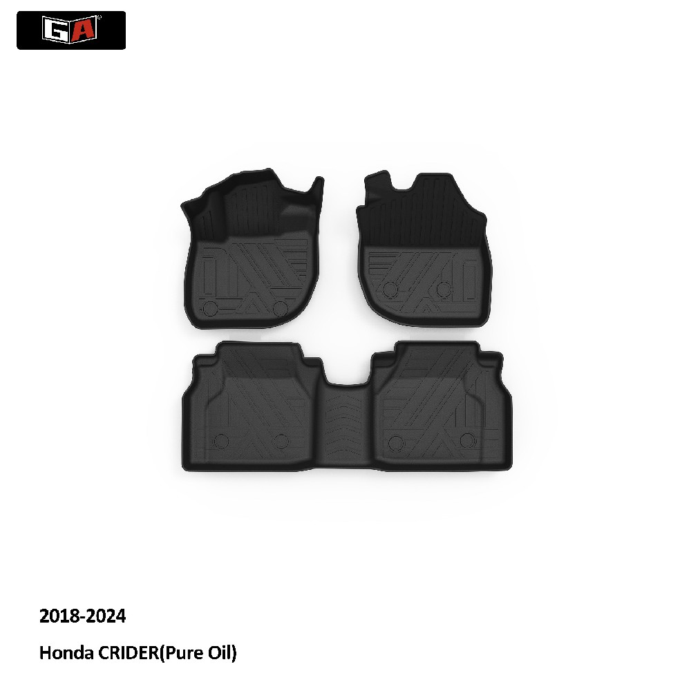 GA Comfort 3D TPE Fit Mat for Honda CRIDER Oil-proof Floor Mat Easy-clean Car Foot Mats Accessories