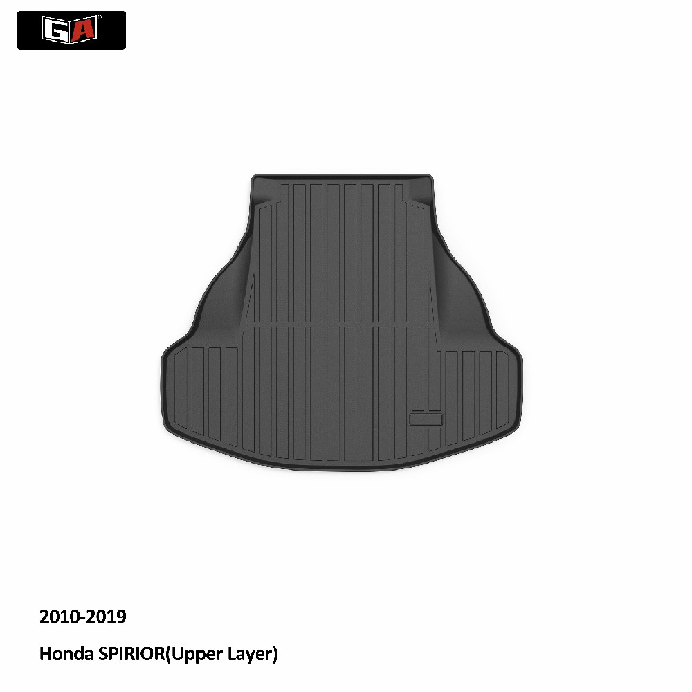 GA TPE Trunk Mat Perfect Fit for Honda SPIRIOR 2010-2019 Durable Oil-proof Car Rear Cargo Mat