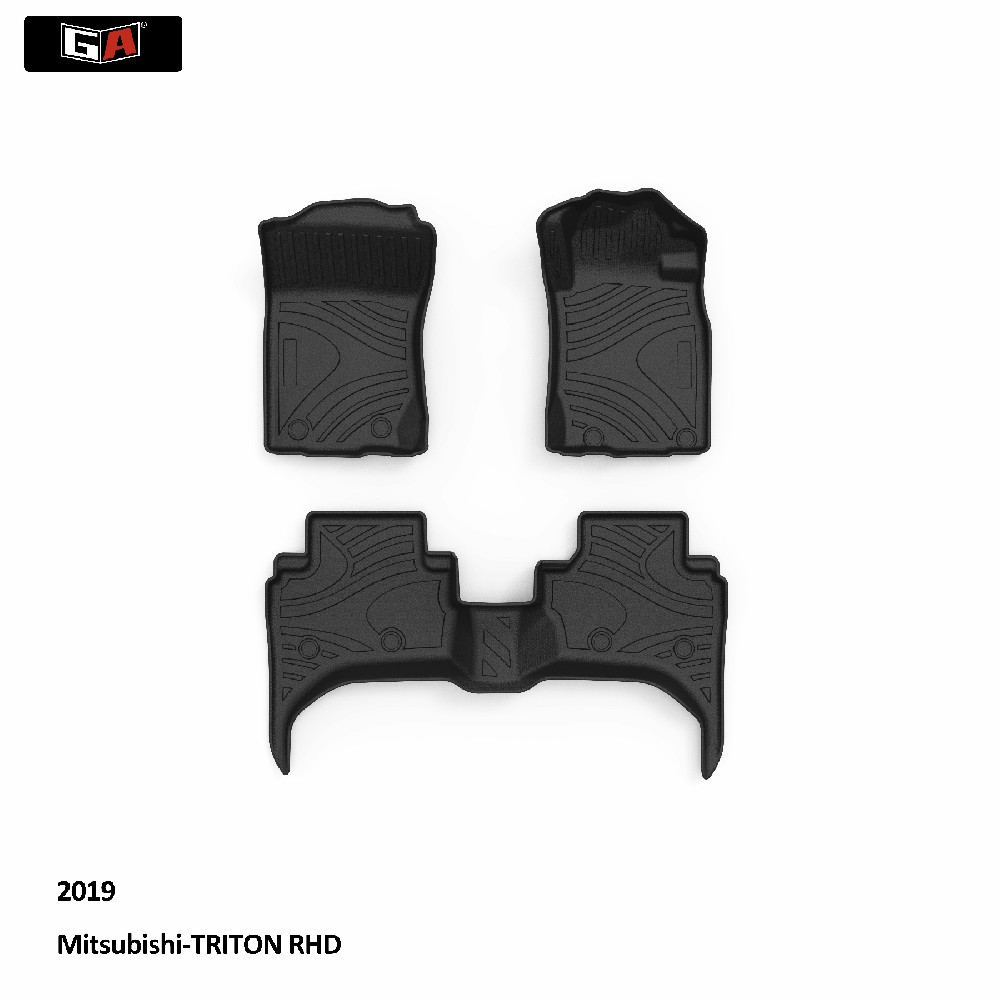 GA Wholesale Waterproof Non-Slip Car Mats for 2019 Mitsubishi TRITON Carpet Car Floor Mat