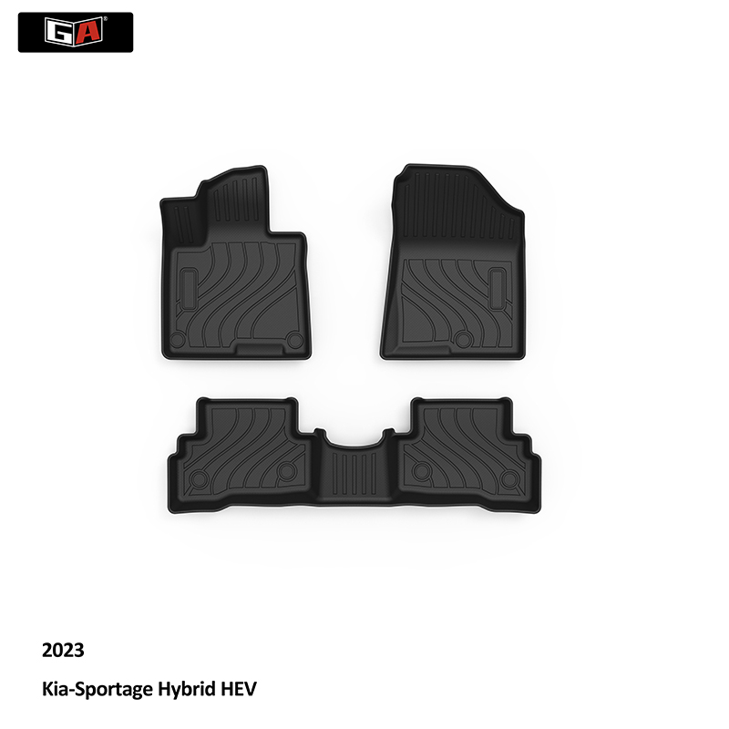 GA All Weather TPE Floor Mats for Kia-Sportage Hybrid HEV 2023 Non-Slip Liners Car Accessories