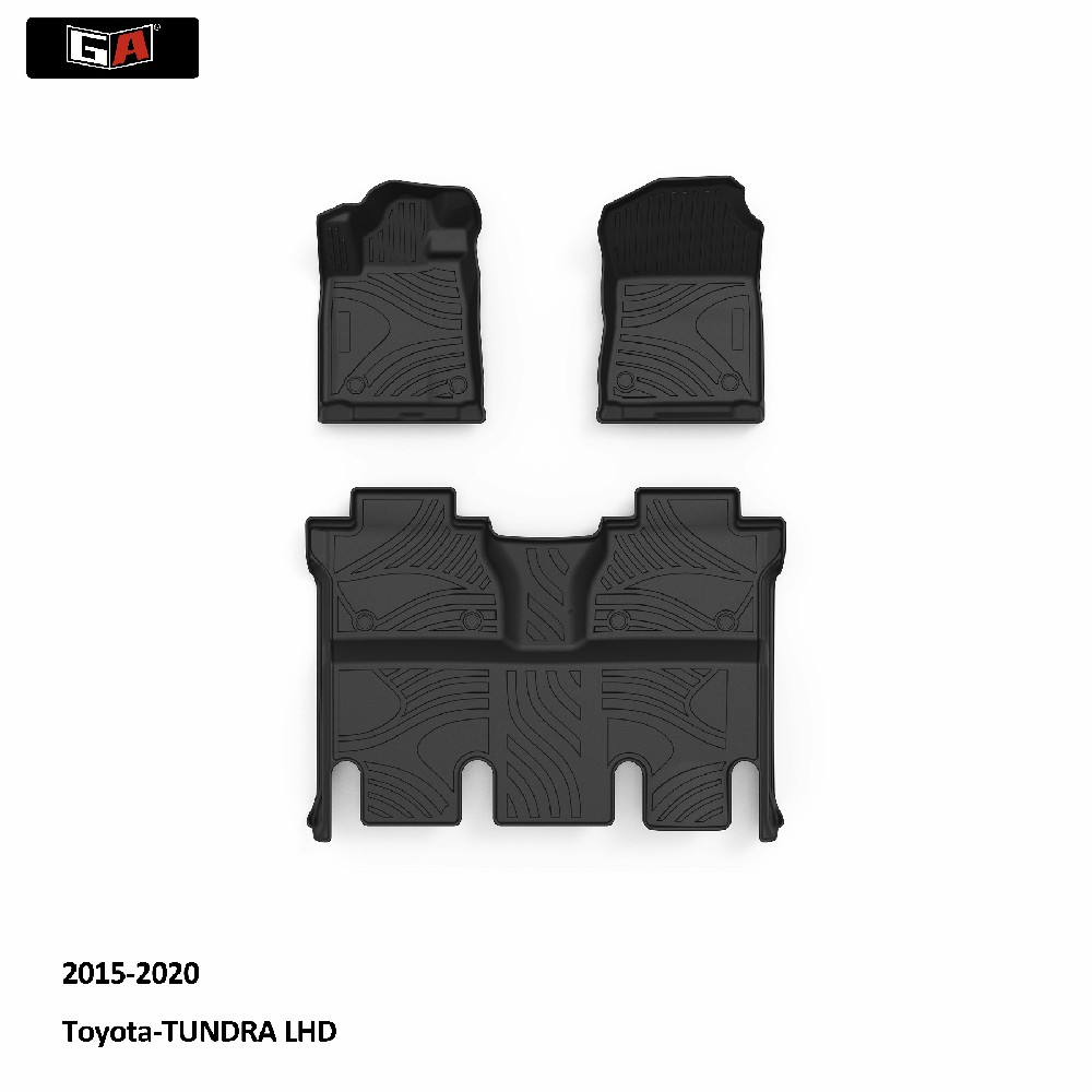 GA Customized Non-slip Car Floor Mats 3D Car Pad for Toyota TUNDRA LHD 2015-2020 Mats