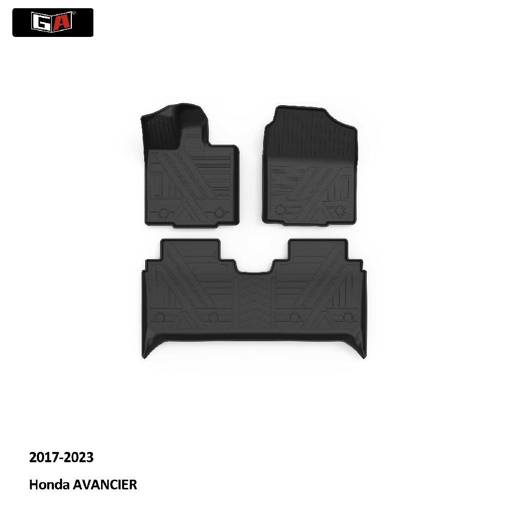 GA Luxury 3D TPE Perfect Fit Floor Mat for Honda AVANCIER 2017-2023 Anti Slip Car Mats