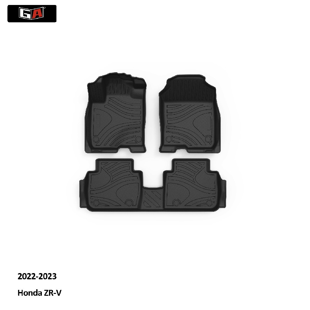 GA Luxury TPE Odorless Car Mats Fit for Honda ZR-V 2022-2023 Easy-clean Car Floor Mats